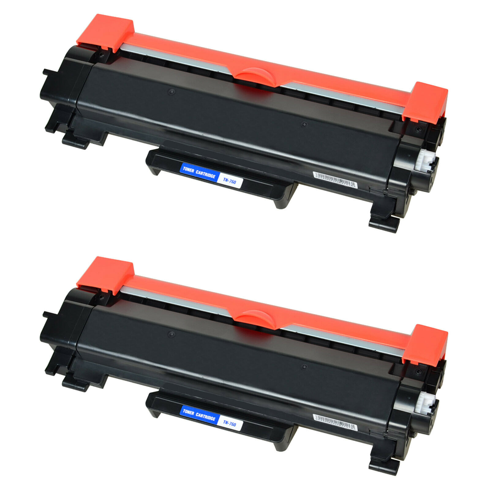 2 Toner Cartridge Compatible Brother TN760 (TN-760) With Chip Black