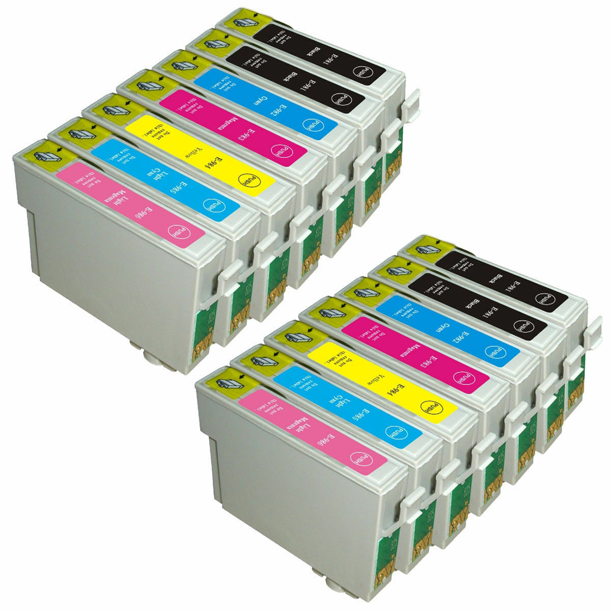 14 Ink Cartridge Compatible Epson 98 99 T098 T099 (CMYKLCLM)