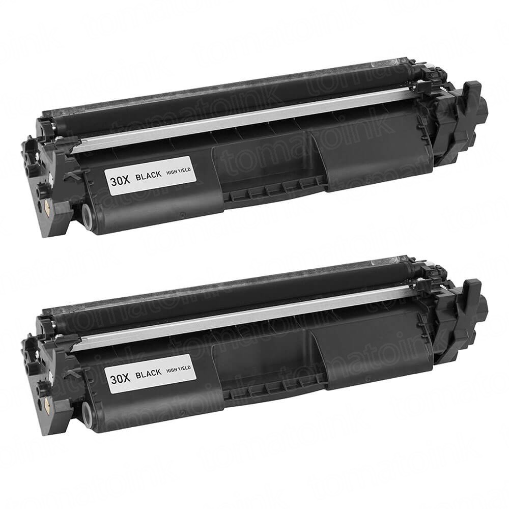 2 Toner Cartridge Compatible HP 30X (CF230X) Black