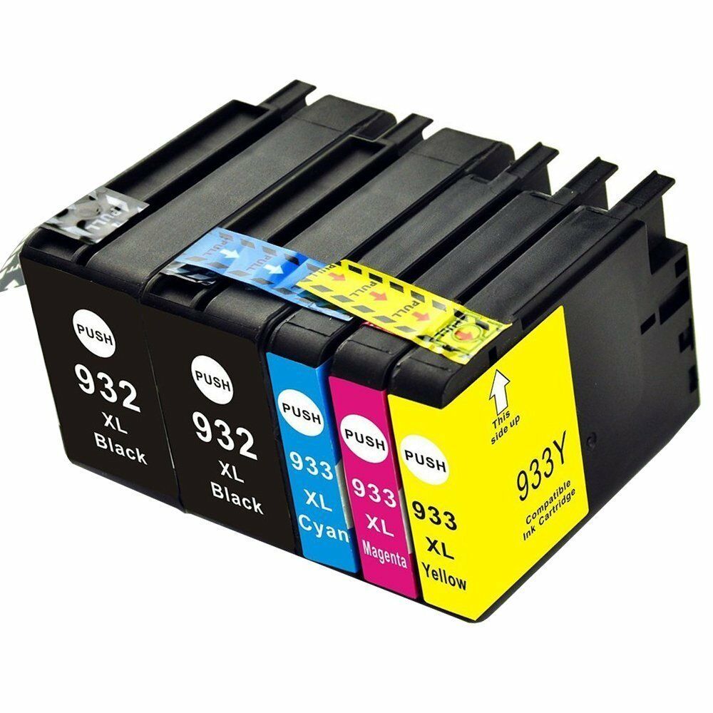 5 Cartouche D encre Compatible HP 932XL 933XL CMYK 5 Cartouche D encre Compatible HP 932XL 933XL CMYK