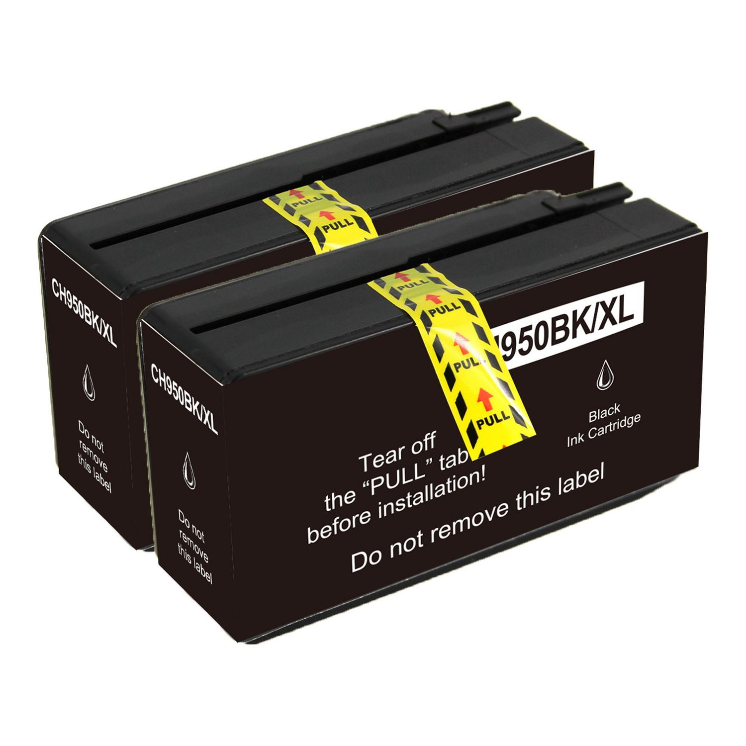 2 Ink Cartridge Compatible HP 950XL (CN045AN) Black