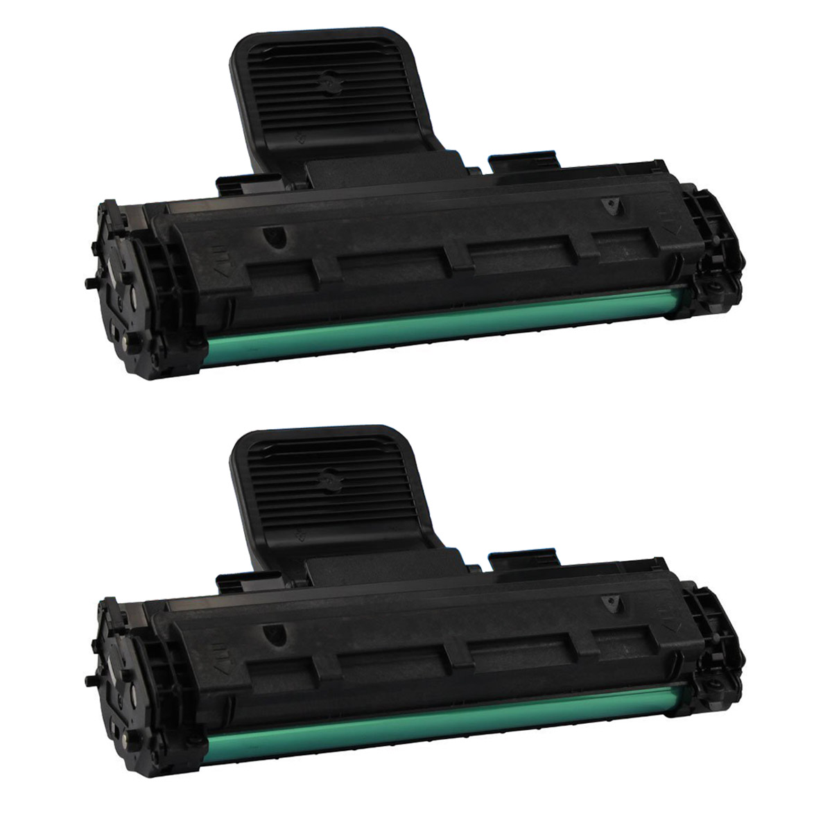 2 Cartouche Laser Compatible Samsung MLT-D108S (D108S) Noir